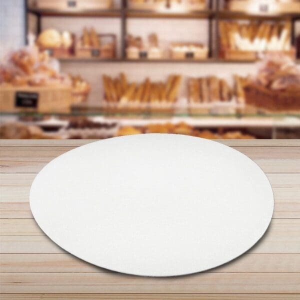 6" White Corrugated Cake/Pizza Circle - 400 Pack (360049)