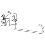 Swiveling Under Shelf Mount J-Hook - 10 Pack (340066)