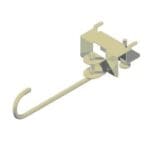 Swiveling Under Shelf Mount J-Hook - 10 Pack (340066)