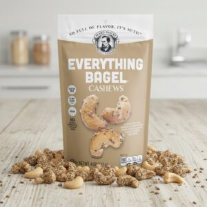 Everything Bagel Cashews 4 oz. bag 6 per case