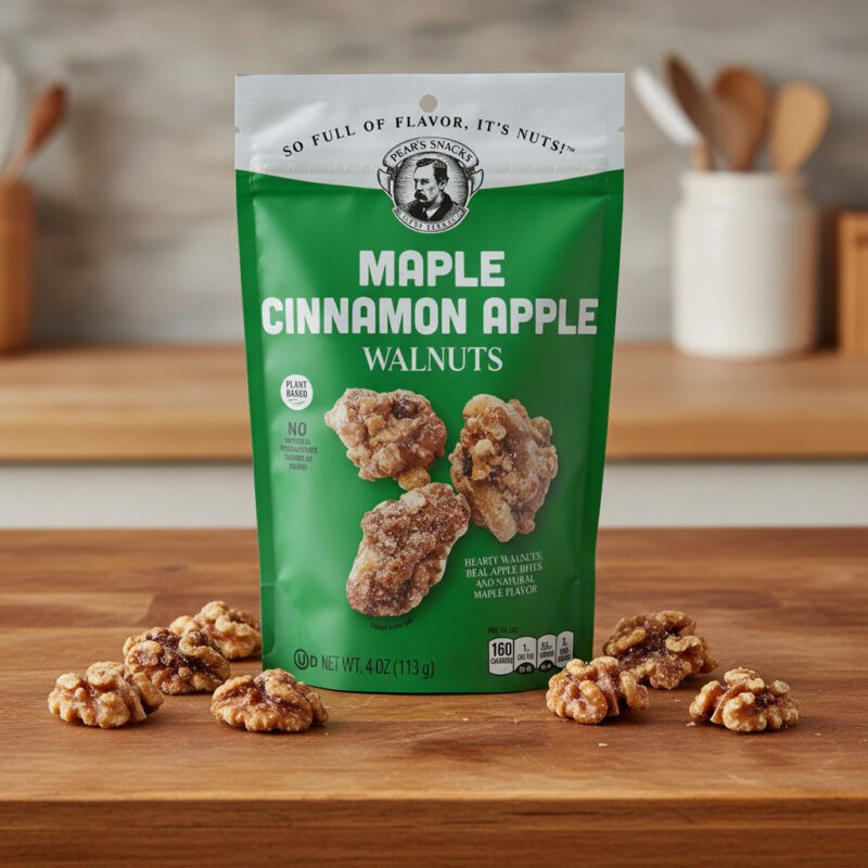 Maple Cinnamon Apple Walnuts 4 oz. bags 6 per case