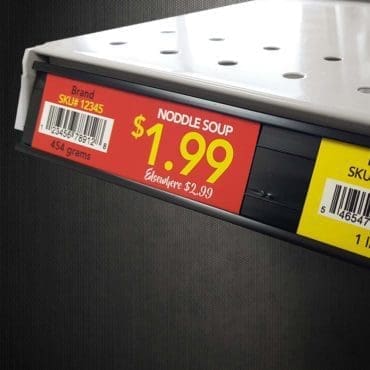 Black Data C Channel Molding Strip with Adhesive Back