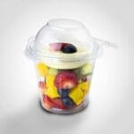 12oz Tamper Evident Parfait Cup with Hinged Dome Lid