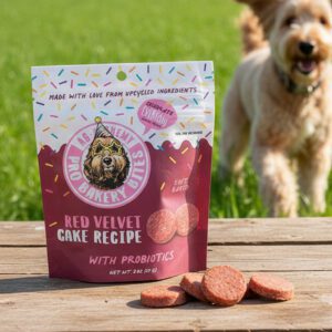 Pro Bakery Dog Bites Red Velvet Cake 2oz pack of 36