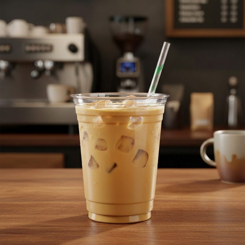 261468 20 oz Cold Drink Plastic Cups 20 oz Cold Drink Plastic Cups shown with cold drink inside