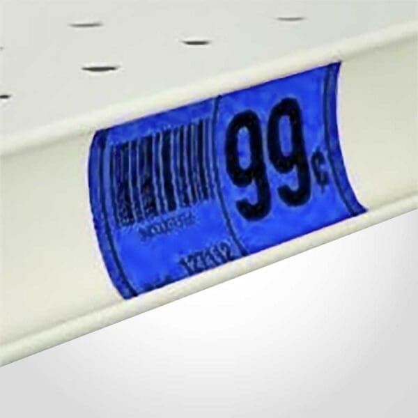 Plastic Blue Shelf Chips 1.25 x 3.5 inch