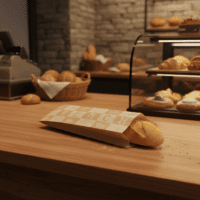 French Bread Bag Kraft Paper