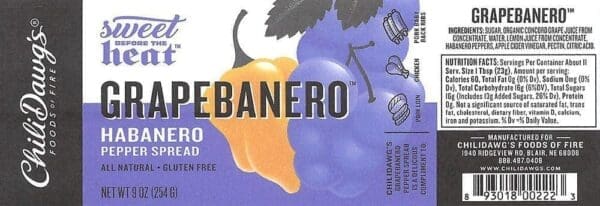 Grapebanero label