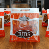 Half Slab Rib Deli Bags with Handle