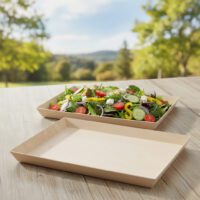 Rectangular Samurai Wooden Serving Tray