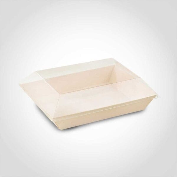 Clear PET Lid for 260415 - 5.11" x 7.08" x 0.78"