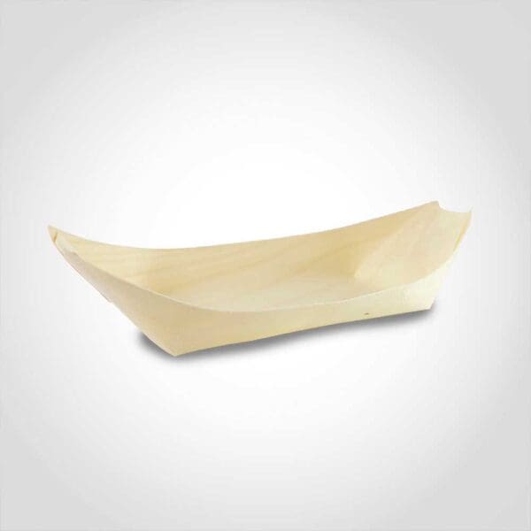 Medium Wooden Boat - 3.5oz 5 x 3 x 1.3 inches