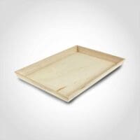 Heavy Duty Wooden Tray - 15.4 x 11.4 x 1.5 inches
