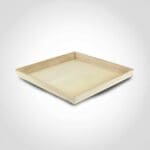 Heavy Duty Wooden Tray 12.2 x 12.2 x 1.5 inches