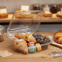 Take out Clamshell with pastries