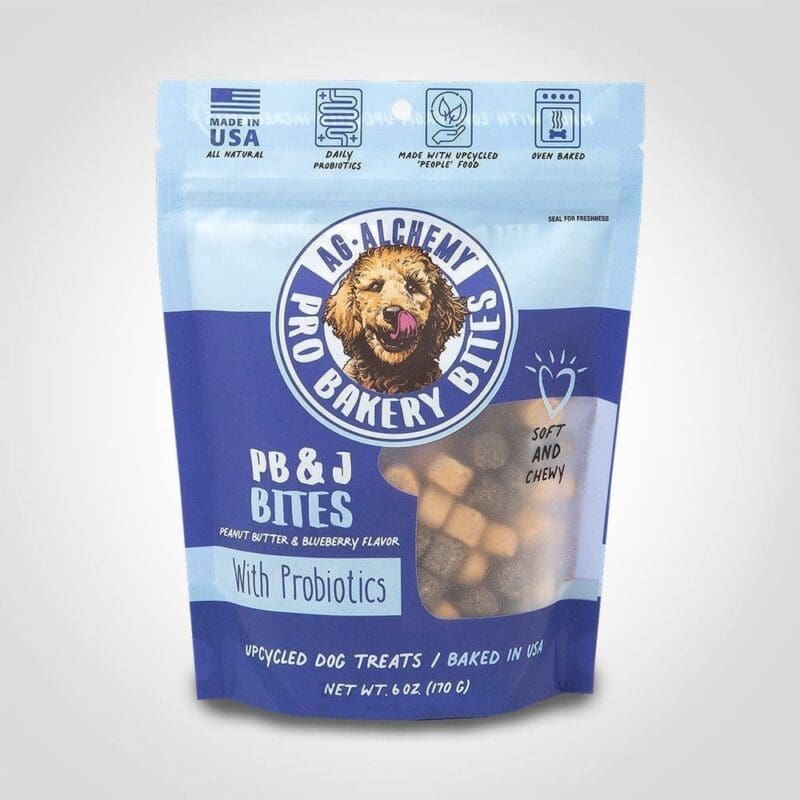 Pro Bakery Bites Doggie Treats PB&J Blueberry Flavor 8oz – 12 PACK (48201) 1 Pro Bakery Bites Doggie Treats PB&J Blueberry Flavor 8oz - 12 PACK (48201)