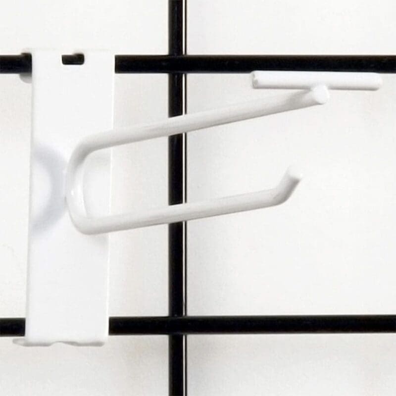 Gridwall Scanner Hook 6″ – White – 100 PACK (340033) 1 Gridwall Scanner Hook 6" - White - 100 PACK (340033)