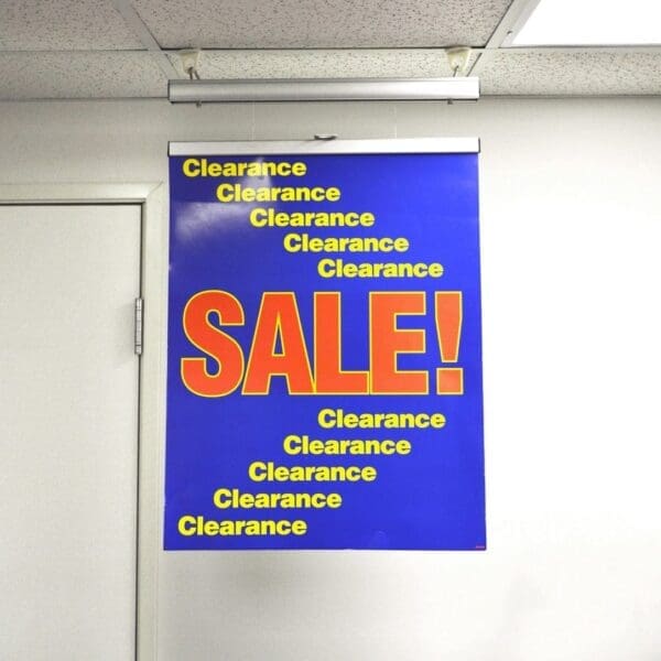 Retractable Ceiling Banner 22 inch