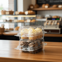 4 Count Cupcake Mini Clamshell