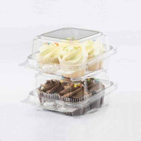 4 Count Cupcake Mini Clamshell - 175 PACK (261390)