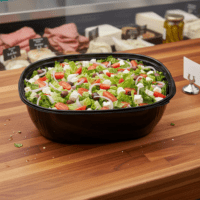 Square Black Catering Bowl Disposable 320oz - 50/case