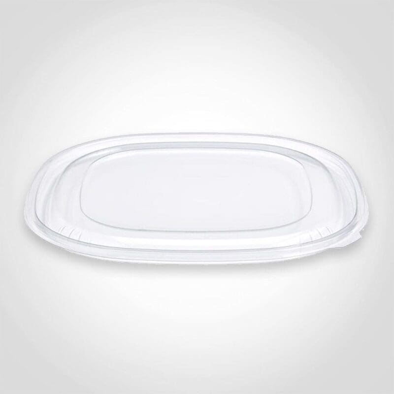 320 oz 320 oz. Clear Flat Lid for Black Bowl - 50 PACK (261294)