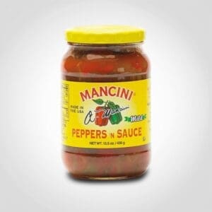 Mancini Mild Peppers in Sauce 15.5 oz. Jar 12 Pack