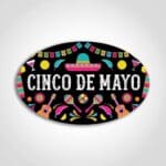 Cinco De Mayo Labels- 1 roll of 500 (590956)