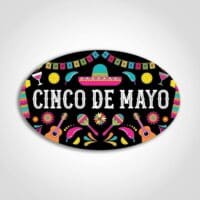 Cinco De Mayo Labels- 1 roll of 500 (590956)