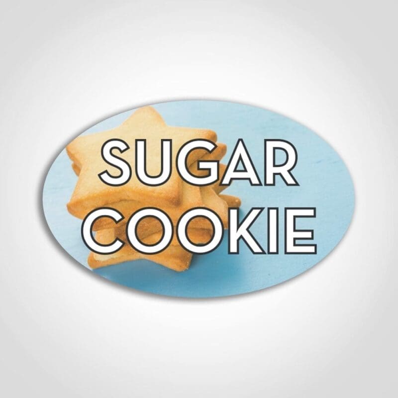 Sugar Cookie Labels – 1 roll of 500 (590949) 1 Sugar Cookie Labels - 1 roll of 500 (590949)