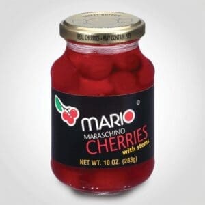 Mario Maraschino Salad Cherries Plain without Stems 10oz jar