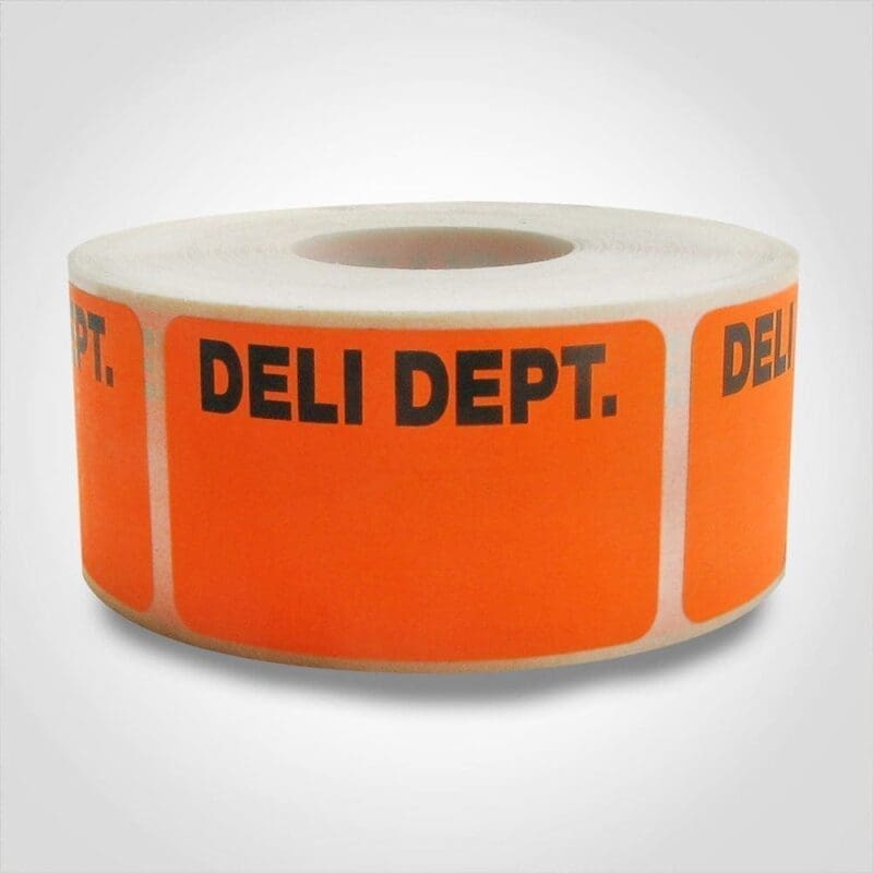 Deli Department Label with room to write – 1 roll of 500 (500439) 1 Deli Department Label with room to write - 1 roll of 500 (500439)