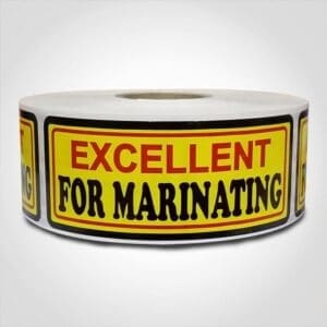 Excellent For Marinating Label - 1 roll of 500 (500476)