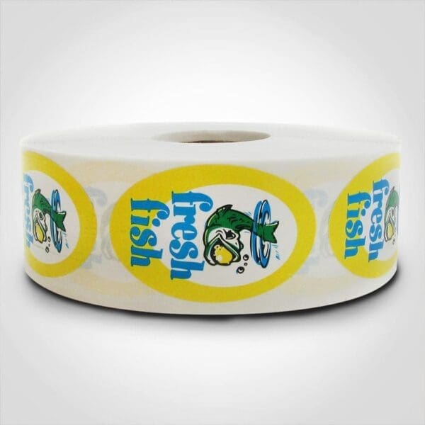 Fresh Fish Label - 1 roll of 1000 (500379)