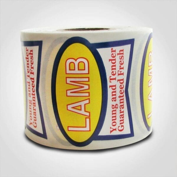 Lamb Label - 1 roll of 500 (500486)