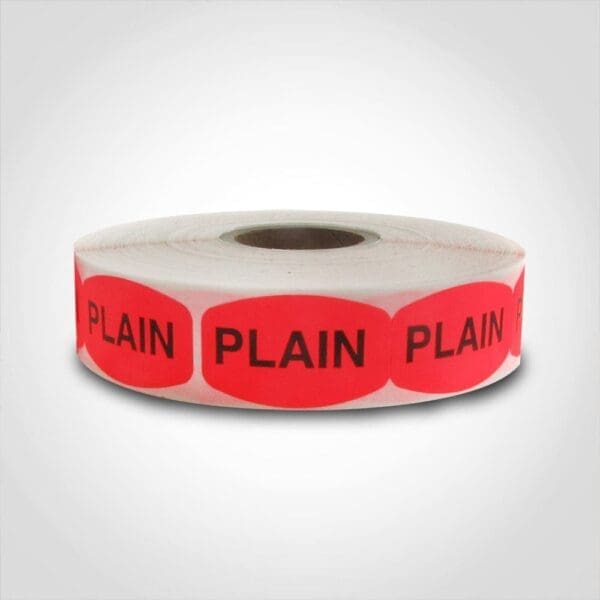 Plain Label - 1 roll of 1000 (580036)