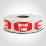 Angel Food Sticker Labels