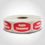 Apple cinnamon Sticker Labels
