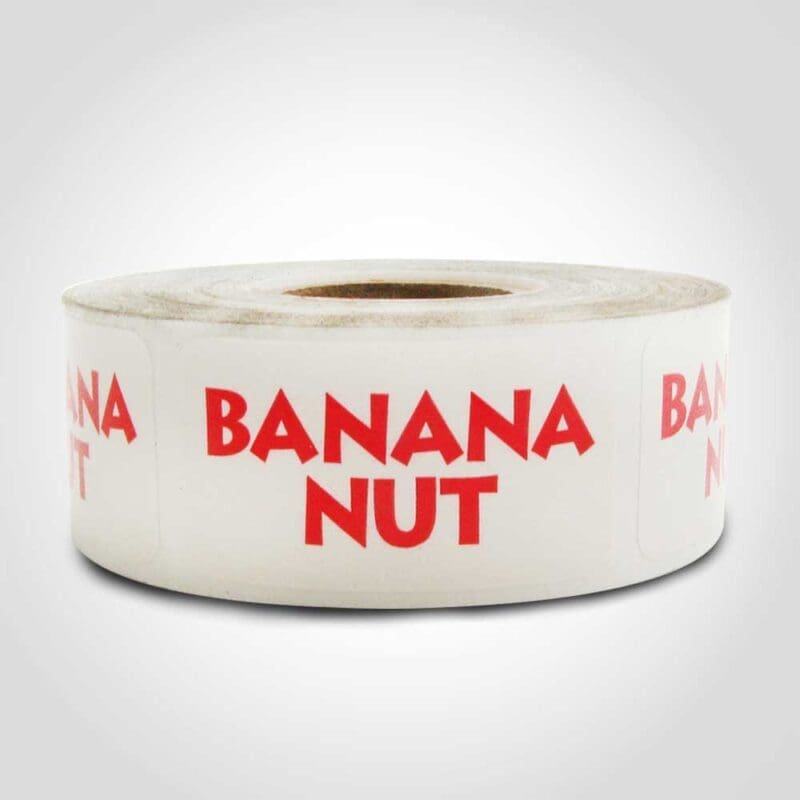 Banana Nut Label – 1 roll of 500 (569006) 1 Banana Nut Label - 1 roll of 500 (569006)
