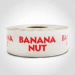 Banana Nut Sticker Labels