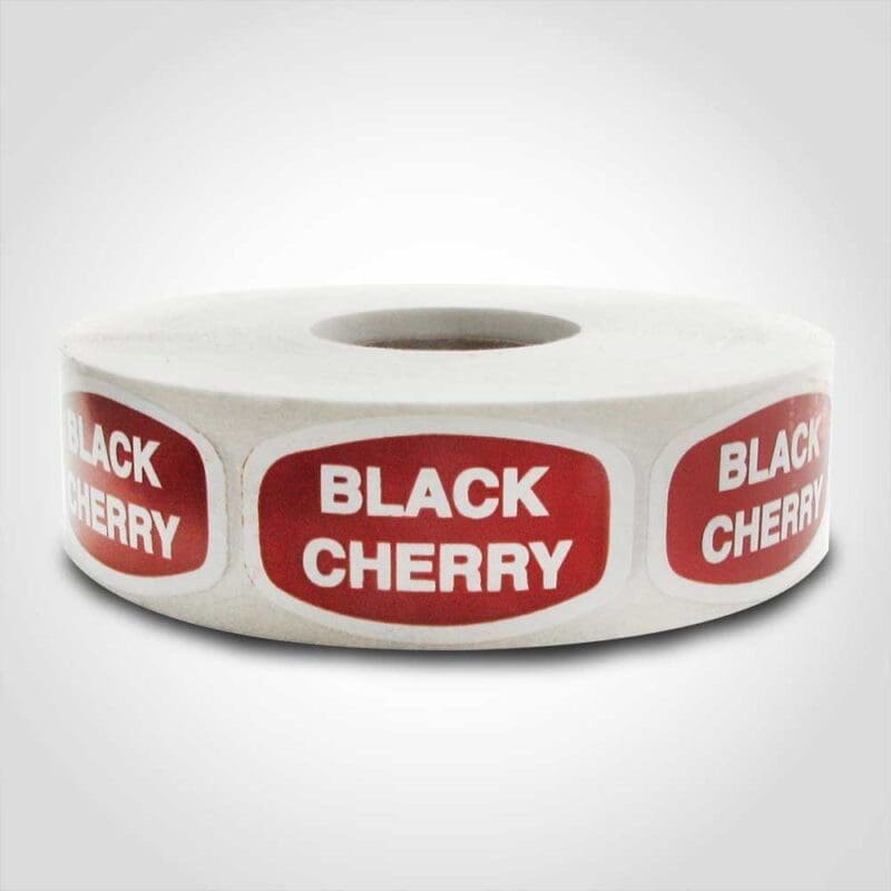 Black Cherry Label - 1 roll of 1000 (568140) 1 Black Cherry Label - 1 roll of 1000 (568140)