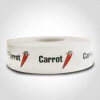 Carrot Label - 1 roll of 1000 (568090)