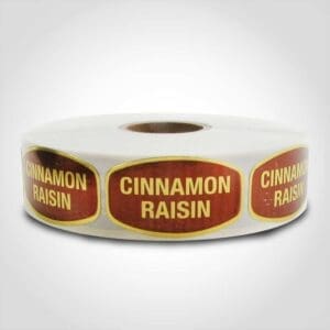 Cinnamon Raisin Label - 1 roll of 1000 (568105)