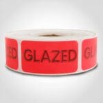 Glazed Donut Sticker Labels