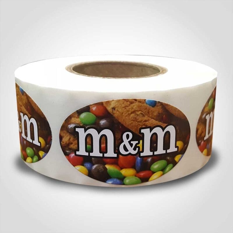 M & M Label – 1 roll of 500 (560066) 1 M & M Label - 1 roll of 500 (560066)