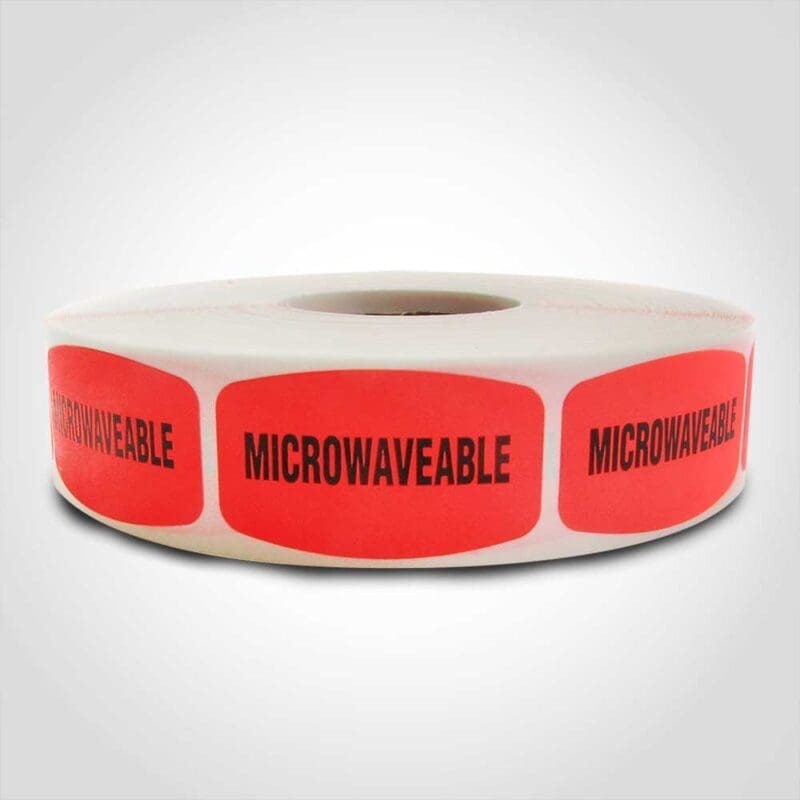 Microwavable Label – 1 roll of 1000 (510063) 1 Microwavable Label - 1 roll of 1000 (510063)