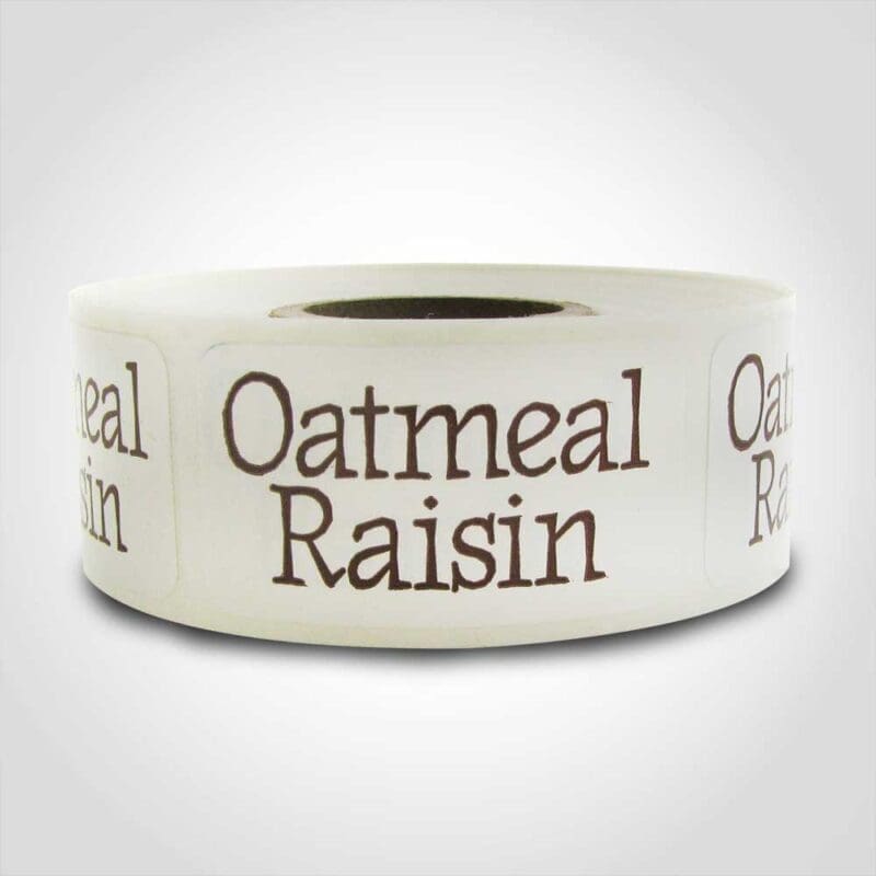 Oatmeal Raisin Label – 1 roll of 500 (569053) 1 Oatmeal Raisin Label - 1 roll of 500 (569053)