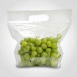 Produce vented bag for grapes or tomatoes