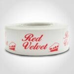 Red Velvet Sticker Labels