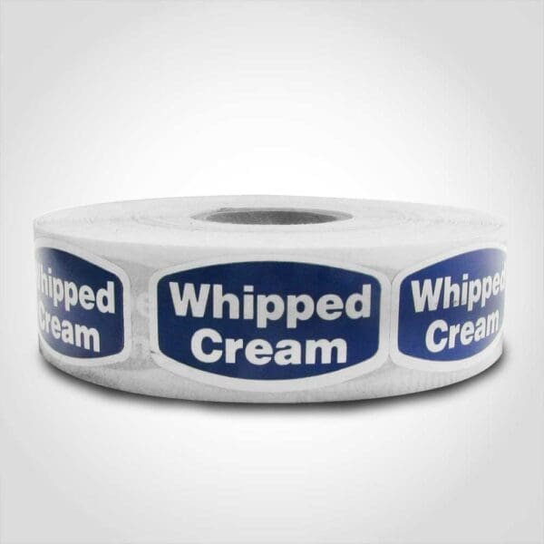 Whipped Cream Flavor Label - 1 roll of 1000 (568103)